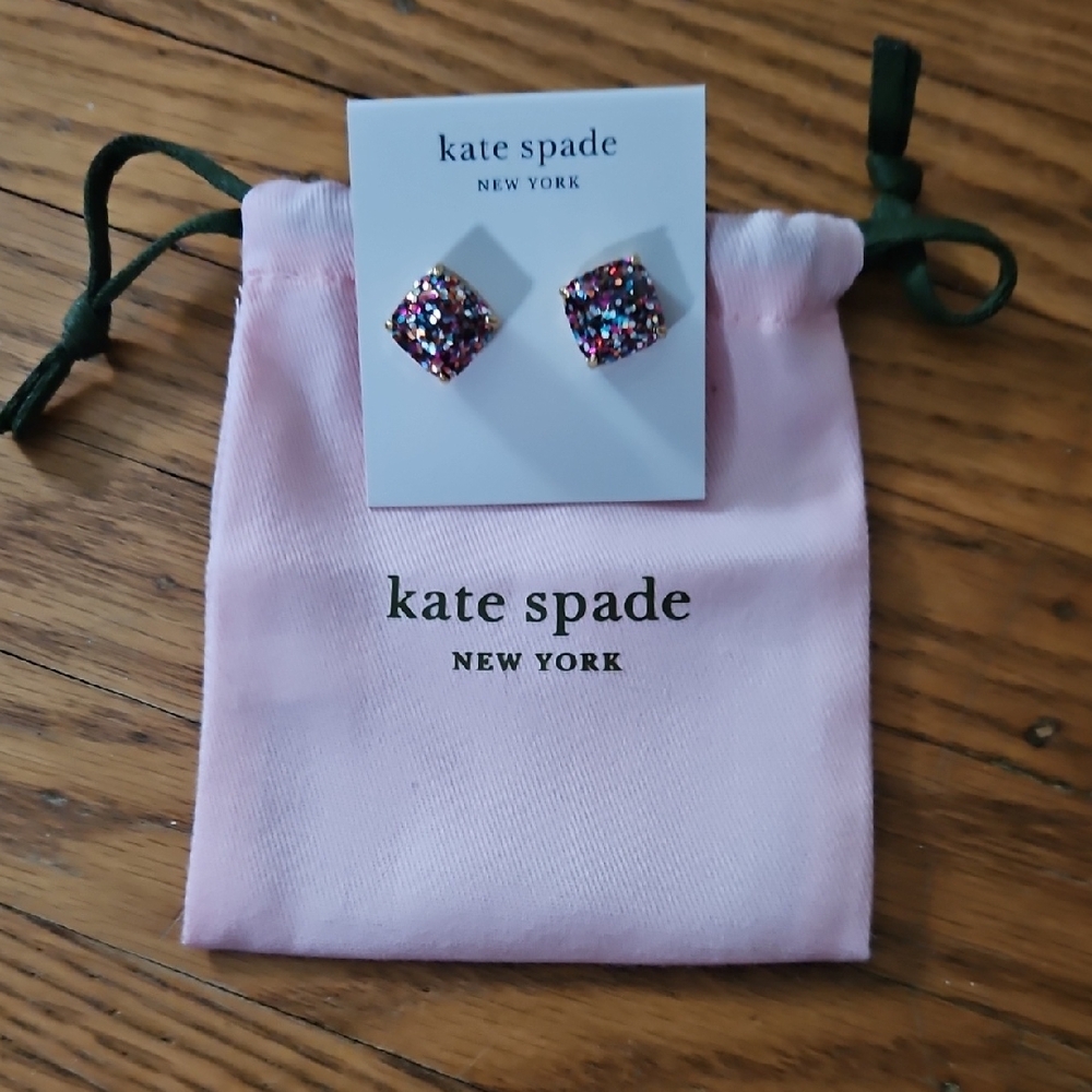 Kate Spade Sparkling Multicolor Stud Earrings